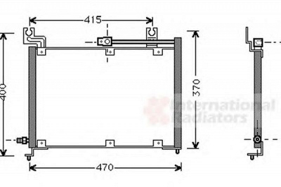 VAN WEZEL 52005037 -  Конденсатор, кондиционер